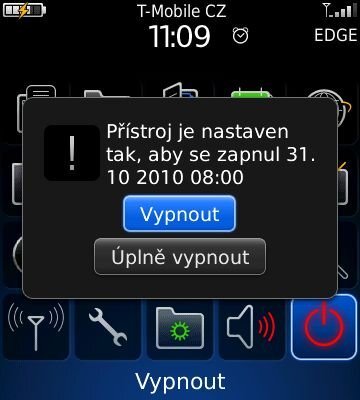 Automatické zapnutí/vypnutí