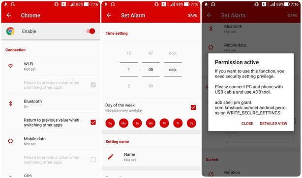 AUTOSET(Change auto settings)