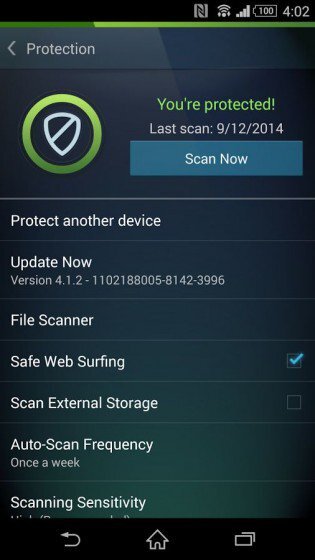 AVG AntiVirus PRO for Xperia™