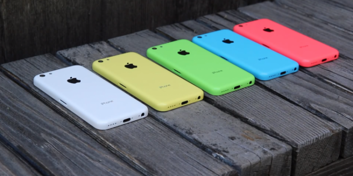 Barevné varianty iPhonu 5c