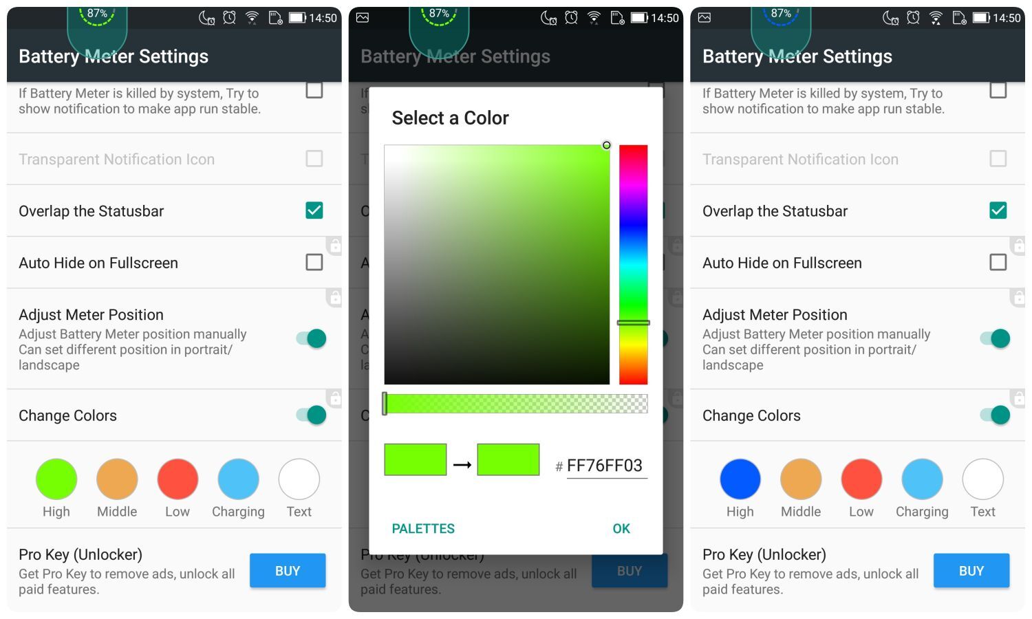 Battery Meter Overlay