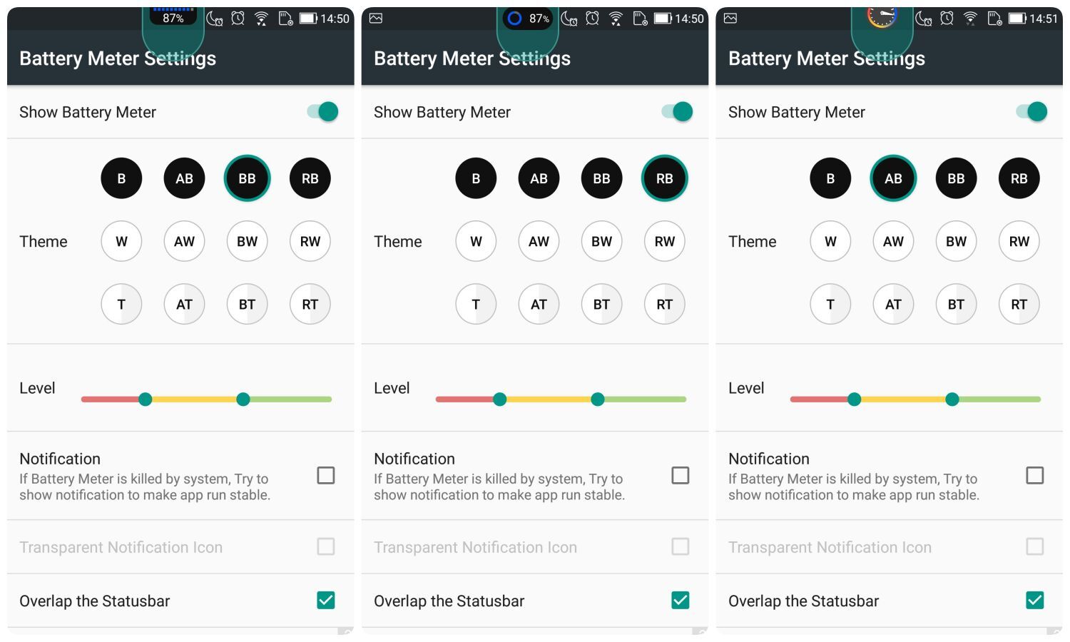 Battery Meter Overlay