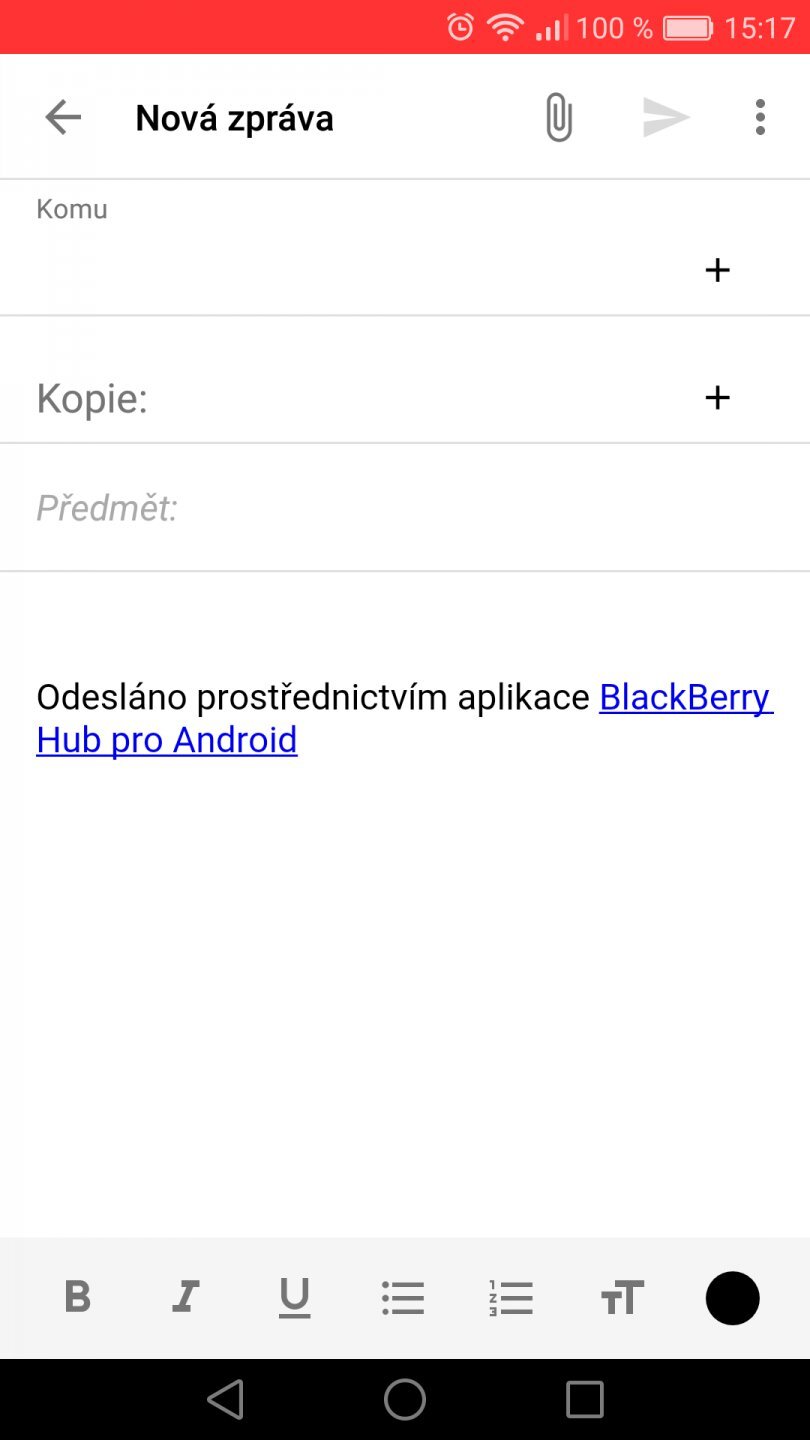 BlackBerry Hub - Android