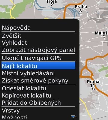 BlackBerry Maps - nabídka