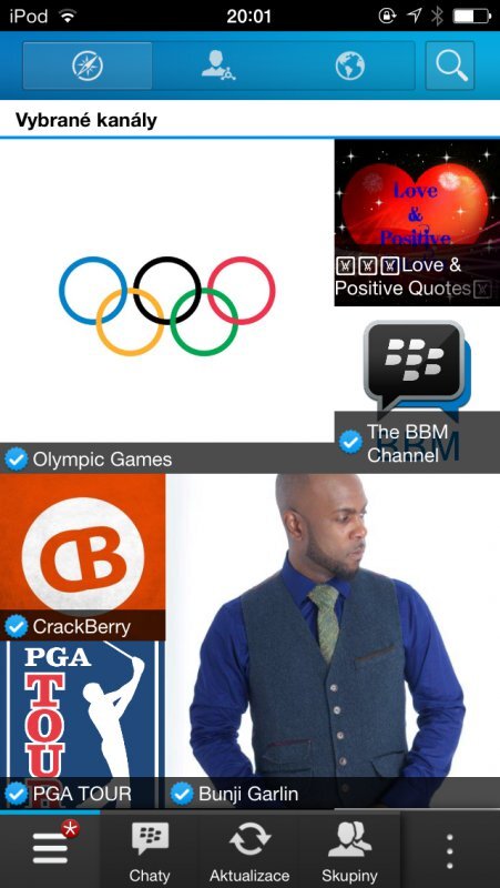 BlackBerry Messenger pro iOS