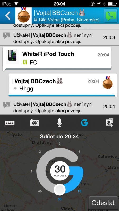 BlackBerry Messenger pro iOS