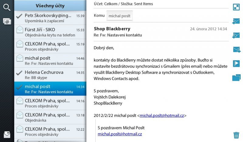 BlackBerry PlayBook OS 2.0