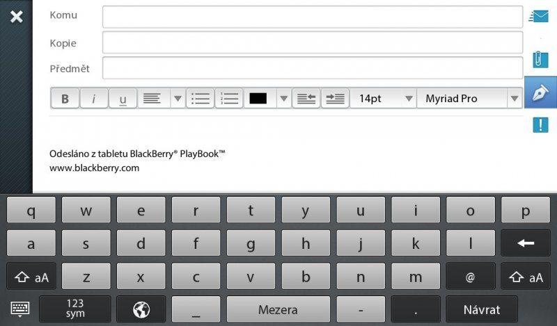 BlackBerry PlayBook OS 2.0