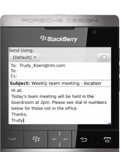 BlackBerry Porsche Design P’9981