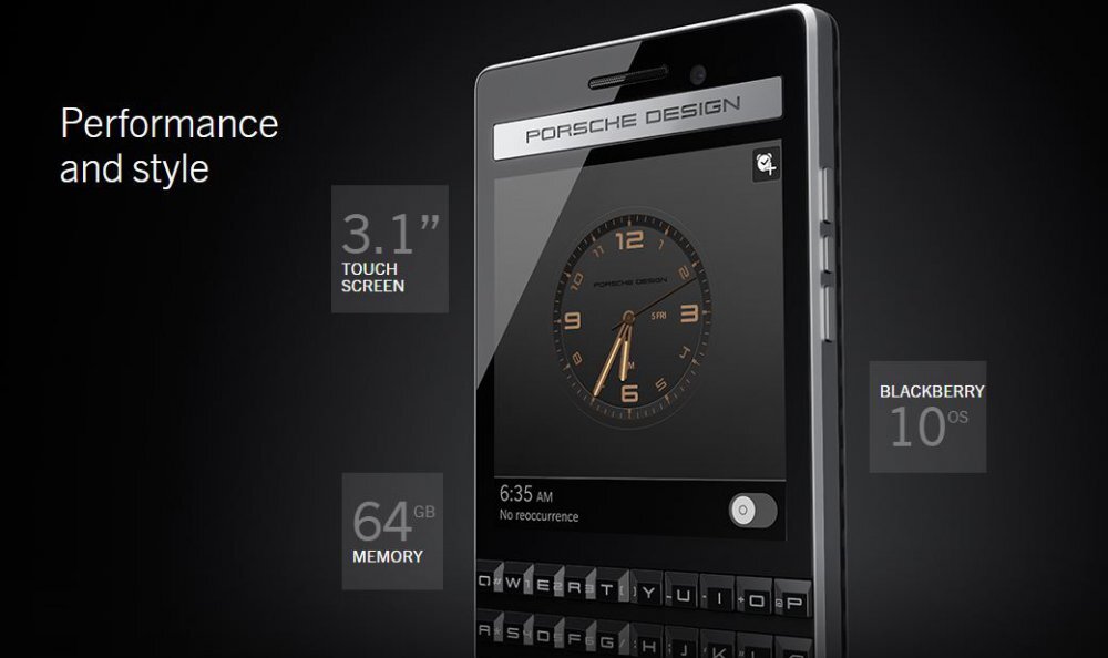 BlackBerry Porsche Design P’9983