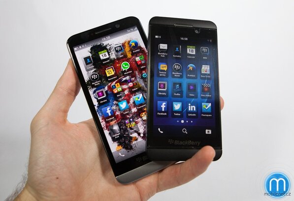 BlackBerry Z30 a Z10