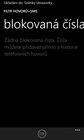 Blokování kontaktů u Nokií Lumia