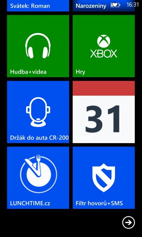 Blokování kontaktů u Nokií Lumia