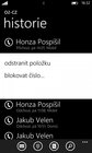 Blokování kontaktů u Nokií Lumia