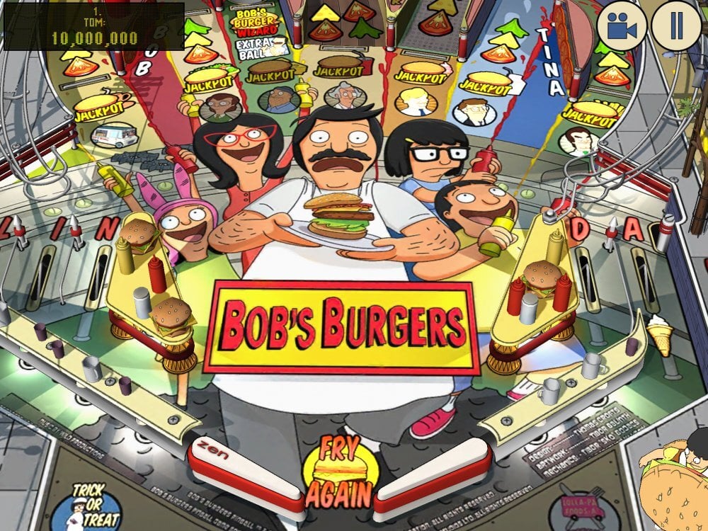 Bob\'s Burgers Pinball