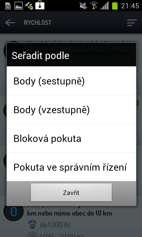 Bodový Systém pro Android