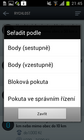 Bodový Systém pro Android
