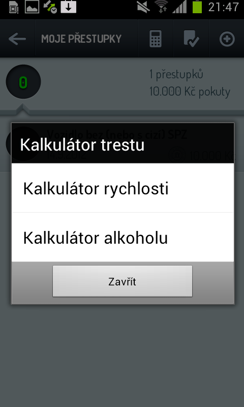 Bodový Systém pro Android