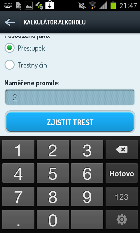 Bodový Systém pro Android