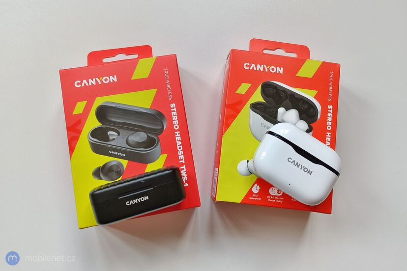 Canyon Stereo Headset TWS-1 a TWS-3