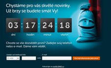 Časomíra, odpočítávající čas do spuštění nového virtuálního operátora od skupiny Mafra