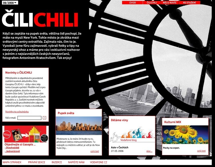 Časopis ČILICHILI od Vodafonu na podzim v online verzi