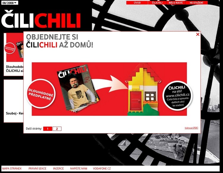 Časopis ČILICHILI od Vodafonu na podzim v online verzi