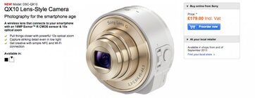 Cena Sony SmartShot DSC-QX10