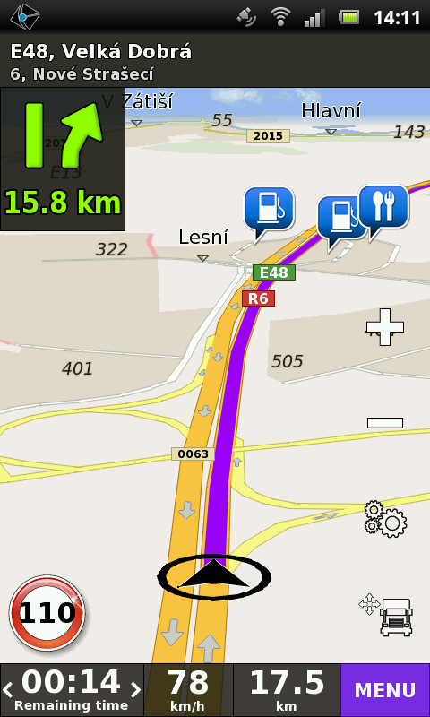 Česká navigace be-on-road