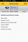 Česká pošta pro iOS