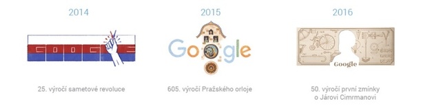 České Doodly od Googlu