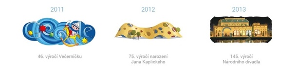 České Doodly od Googlu