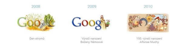 České Doodly od Googlu