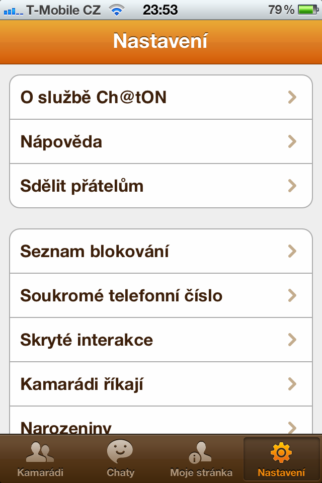 ChatON pro iOS