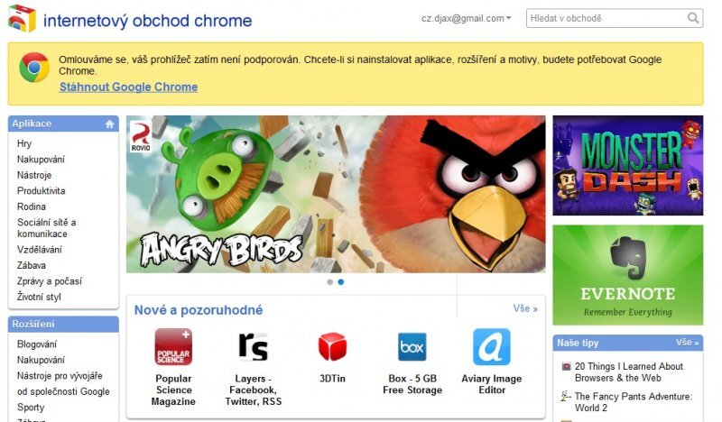 Chrome Webstore