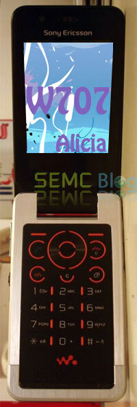 Chystané véčko Walkman Alicia ponese název W707