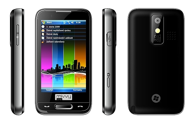 Chytrý telefon Mivvy s Windows Mobile za šest a půl tisíce