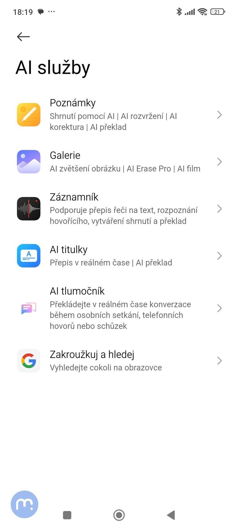 Circle to Search (Zakroužkuj a hledej)