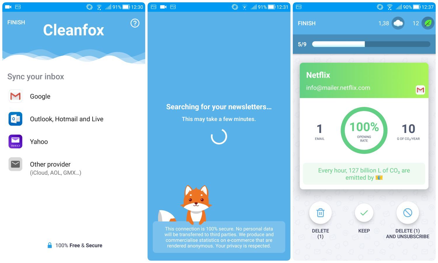 Cleanfox - Clean Your Inbox