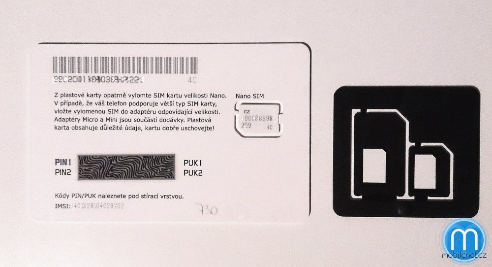 Cnnectica SIM a adaptér