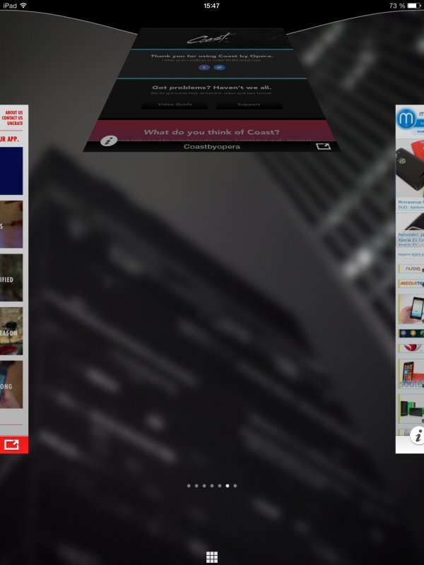 Coast by Opera web browser