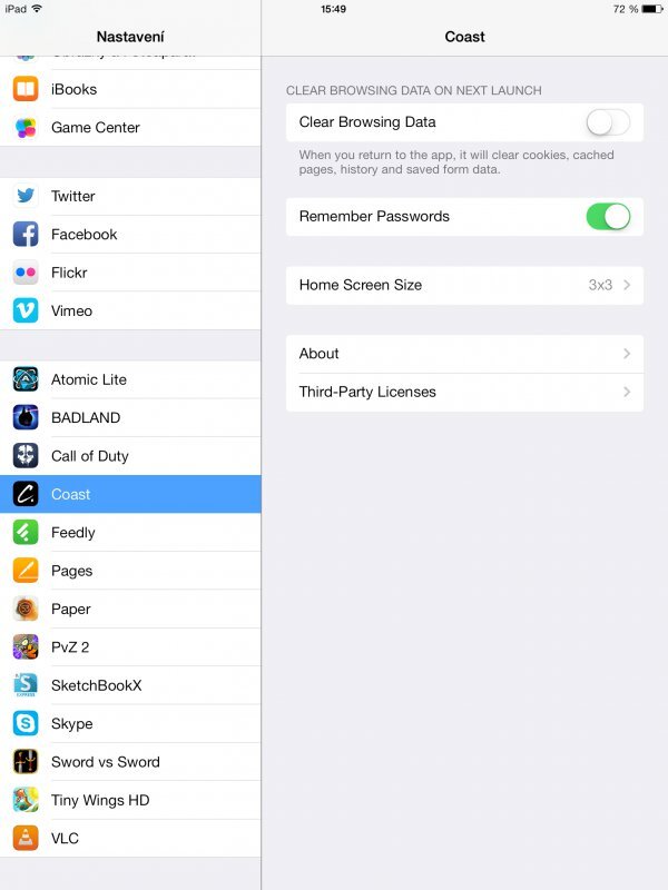 Coast by Opera web browser