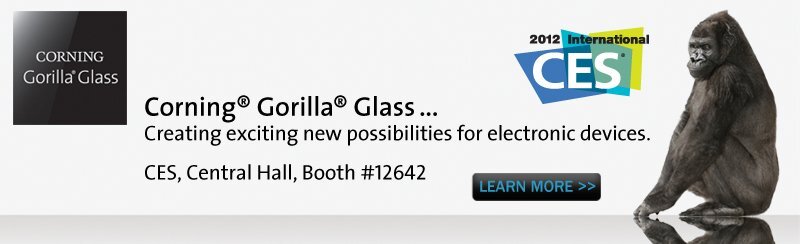 Corning na CES 2012 ukáže další generaci sklíčka Gorilla Glass