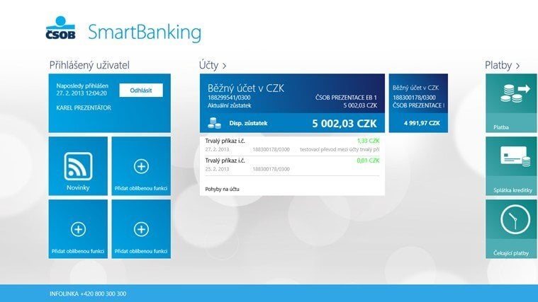 ČSOB smartbanking