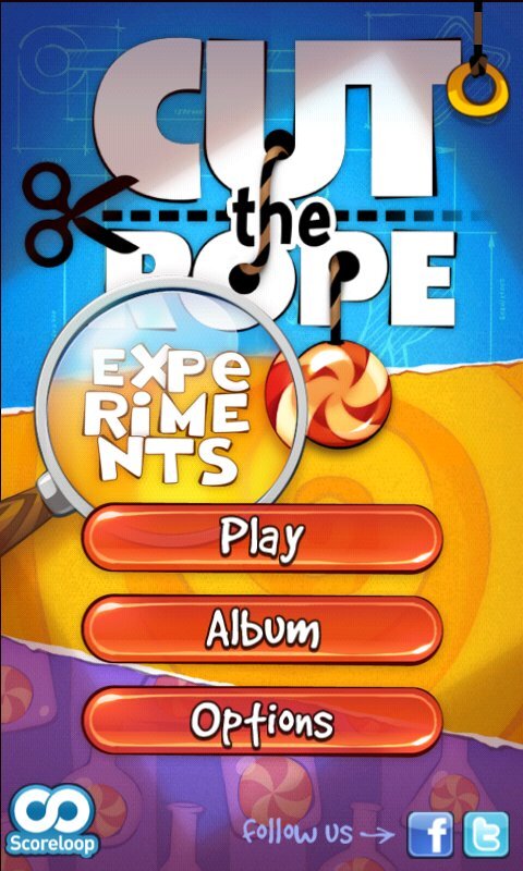 Cut the Rope: Experiments