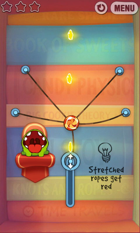 Cut the Rope: Experiments