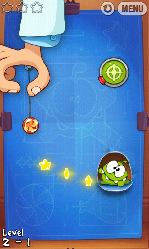 Cut the Rope: Experiments