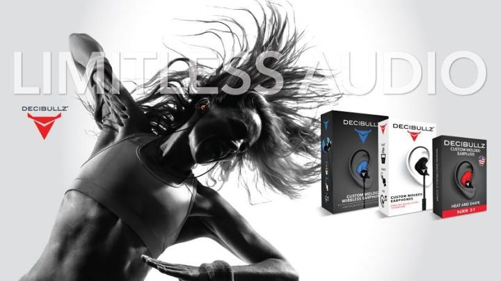 Decibullz Custom-Fit Bluetooth Wireless Earphones