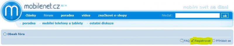Diskuzní fórum mobilenet.cz