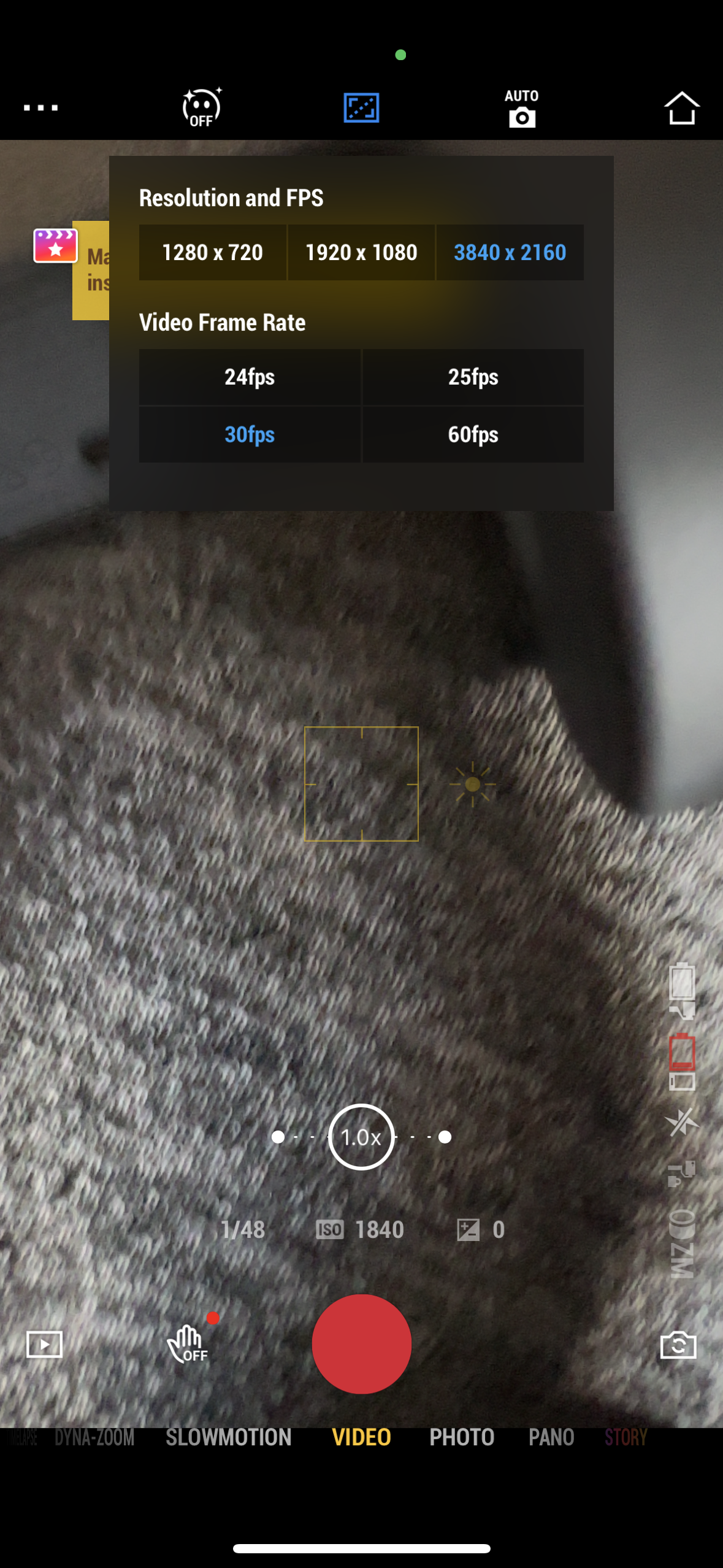 DJI Osmo Mobile 6 aplikace